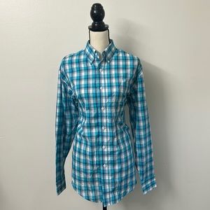 Wrangler Botton down cowboy shirt- Med